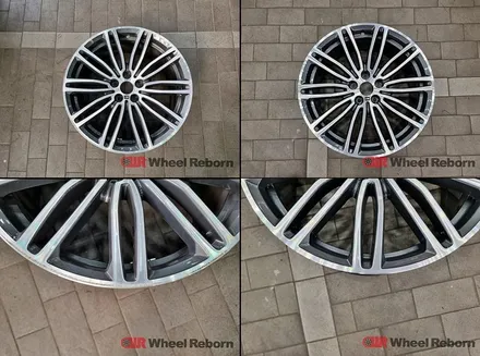 BMW g30 530i 순정 19인치 다이아커팅 분체도장 휠복원 작업후기!! / 하남시 감북동