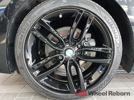 BMW 118d 순정 18인치 블랙유광 분체도장 휠복원 작업후기!! / 하남시 감북동