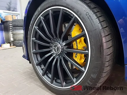 벤츠 GT43AMG 순정 20인치 멧블랙 투톤 분체도장 휠도색 작업후기!! / 하남시 감북동