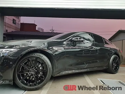 벤츠 GT43AMG 순정 21인치 블랙유광 분체도장 휠도색 작업후기!! / 하남시 감북동