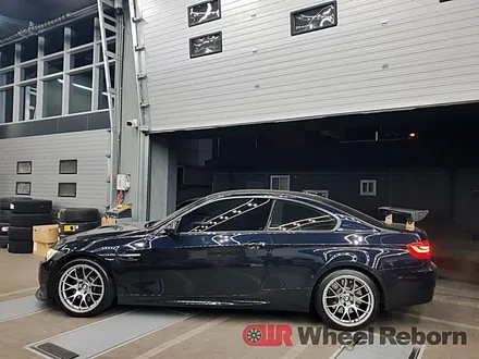 BMW E92 M3 18인치 고스트크롬 분체도장 휠도색 작업후기!! / 하남시 감북동