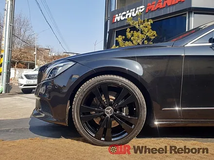 벤츠 CLS350 순정 19인치 블랙유광 분체도장 휠도색 작업후기!! / 하남시 감북동