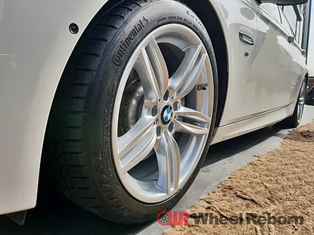 BMW f10 530d 19인치 351m 분체도장 실버복원 작업후기!! / 하남시 감북동