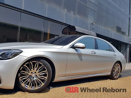 벤츠 S550 순정 20인치 스퍼터링 크롬 휠복원!! / 하남시 감북동