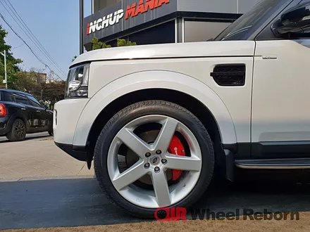 랜드로버 디스커버리4 칸 22인치 분체도장 실버복원 작업후기!! / 하남시 감북동