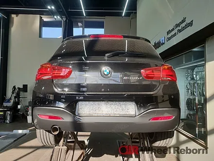BMW 118d 순정 18인치 블랙유광 분체도장 휠복원 작업후기!! / 하남시 감북동