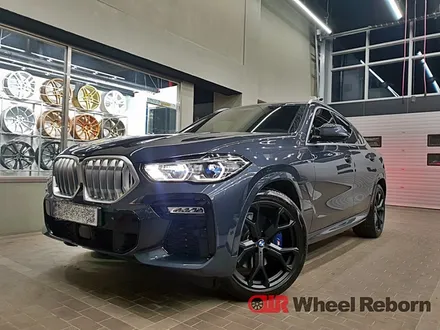 BMW X6 순정 21인치 멧블랙 분체도장 휠도색 작업후기!! / 하남시 감북동