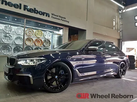 BMW M550D 순정 20인치 블랙유광 분체도장 휠도색 작업후기!! / 하남시 감북동