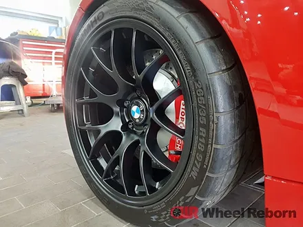 BMW E92 M3 18인치 반무광 블랙 분체도장 휠도색 작업후기!! / 하남시 감북동