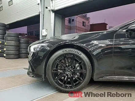 벤츠 GT43AMG 순정 21인치 블랙유광 분체도장 휠도색 작업후기!! / 하남시 감북동
