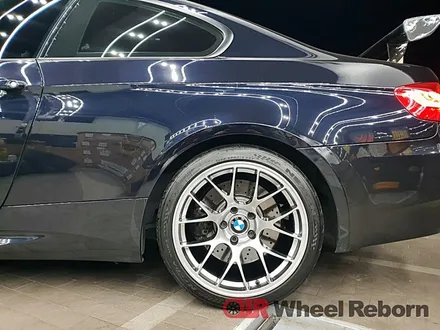 BMW E92 M3 18인치 고스트크롬 분체도장 휠도색 작업후기!! / 하남시 감북동