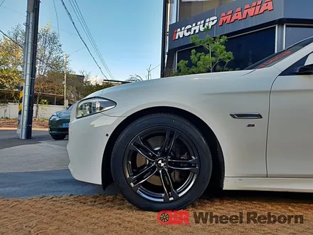 BMW f10 530d 순정18인치 고스트크롬 분체도장 휠복원 작업후기!! / 하남시 감북동