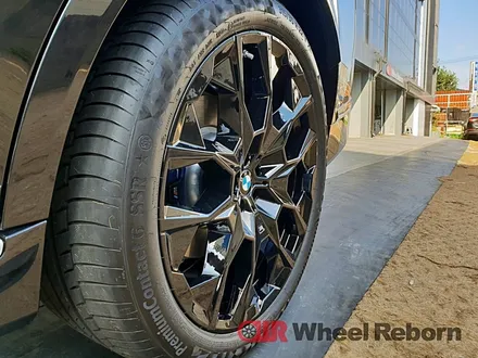 BMW X7 순정 22인치 블랙유광 분체도장 휠도색 작업후기!! / 하남시 감북동
