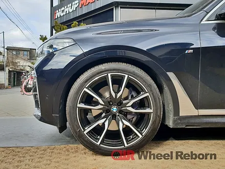 BMW X7 순정 22인치 다이아커팅 분체도장 휠복원 작업후기!! / 하남시 감북동