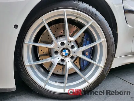 BMW M4 763m st 19인치 하이퍼실버 분체도장 휠도색!! / 하남시 감북동
