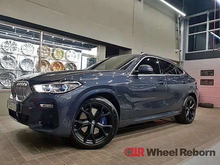 BMW X6 순정 21인치 멧블랙 분체도장 휠도색 작업후기!! / 하남시 감북동