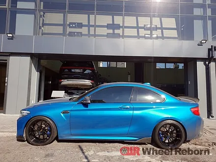 BMW M2 BBS RIA 18인치 블랙유광 분체도장 휠도색 작업후기!! / 하남시 감북동