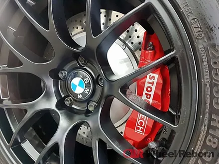 BMW E92 M3 18인치 반무광 블랙 분체도장 휠도색 작업후기!! / 하남시 감북동