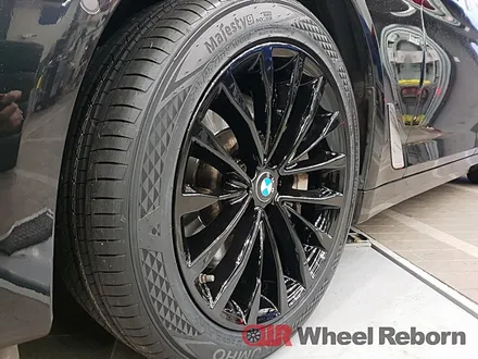 BMW G30 530i 순정 18인치 블랙유광 분체도장 휠도색 작업후기!! / 하남시 감북동