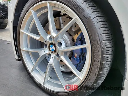 BMW M4 763m st 19인치 하이퍼실버 분체도장 휠도색!! / 하남시 감북동