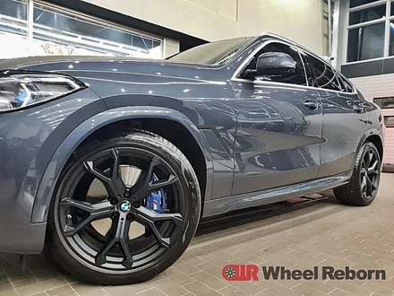 BMW X6 순정 21인치 멧블랙 분체도장 휠도색 작업후기!! / 하남시 감북동