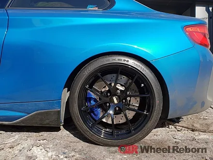 BMW M2 BBS RIA 18인치 블랙유광 분체도장 휠도색 작업후기!! / 하남시 감북동