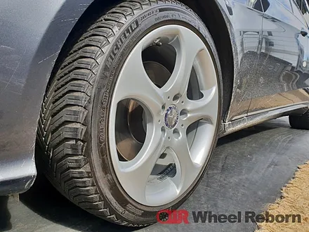 벤츠 E350 순정 18인치 분체도장 실버복원 작업후기!! / 하남시 감북동