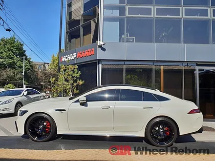 벤츠 GT43AMG 순정 21인치 블랙유광 분체도장 휠도색 작업후기!! / 하남시 감북동