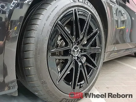 벤츠 GT43AMG 순정 21인치 블랙유광 분체도장 휠도색 작업후기!! / 하남시 감북동