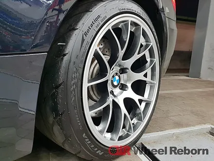 BMW E92 M3 18인치 고스트크롬 분체도장 휠도색 작업후기!! / 하남시 감북동