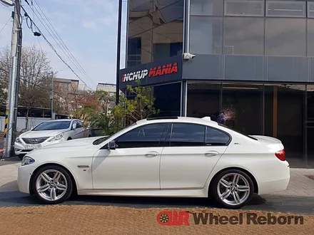 BMW f10 530d 19인치 351m 분체도장 실버복원 작업후기!! / 하남시 감북동