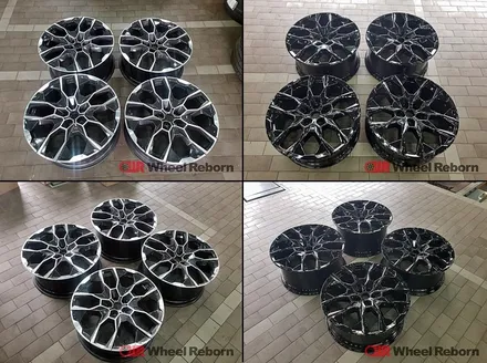 BMW X7 순정 22인치 블랙유광 분체도장 휠도색 작업후기!! / 하남시 감북동