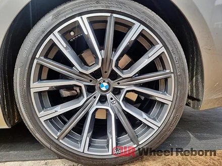BMW 740d 순정 20인치 다이아커팅 분체도장 휠복원 작업후기!! / 하남시 감북동