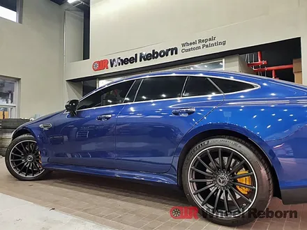 벤츠 GT43AMG 순정 20인치 멧블랙 투톤 분체도장 휠도색 작업후기!! / 하남시 감북동