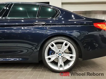 BMW M550D 순정 20인치 브라이트실버 분체도장 실버도색 작업후기!! / 하남시 감북동