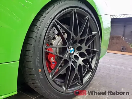 BMW M4 순정 20인치 666m 건메탈 반무광 분체도장 휠도색 작업후기!! / 하남시 감북동