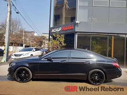 벤츠 CLS350 순정 19인치 블랙유광 분체도장 휠도색 작업후기!! / 하남시 감북동