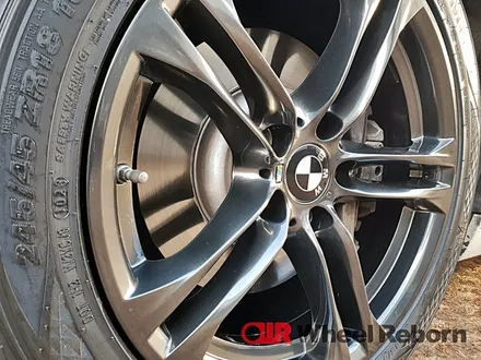 BMW f10 530d 순정18인치 고스트크롬 분체도장 휠복원 작업후기!! / 하남시 감북동