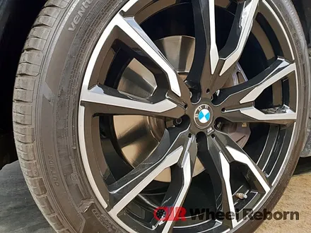 BMW X7 순정 22인치 다이아커팅 분체도장 휠복원 작업후기!! / 하남시 감북동