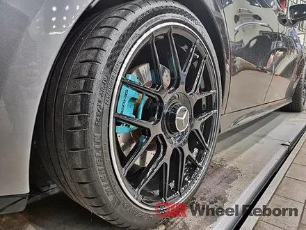 벤츠 A45 AMG 19인치 다이어커팅 분체도장 휠수리 작업후기!! / 하남시 감북동