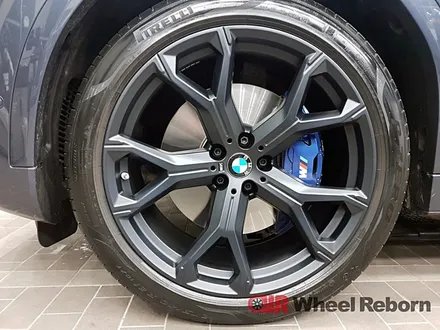 BMW X6 순정 21인치 멧블랙 분체도장 휠도색 작업후기!! / 하남시 감북동