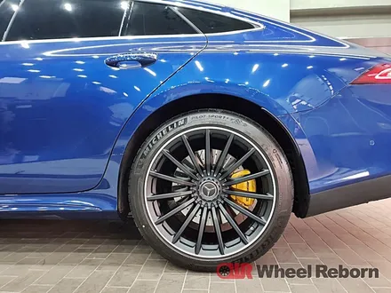 벤츠 GT43AMG 순정 20인치 멧블랙 투톤 분체도장 휠도색 작업후기!! / 하남시 감북동