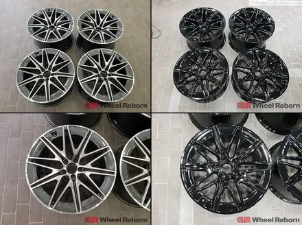 벤츠 GT43AMG 순정 20인치 블랙유광 분체도장 휠도색 작업후기!! / 하남시 감북동