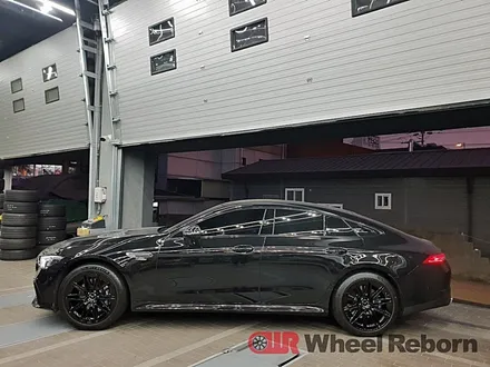 벤츠 GT43AMG 순정 21인치 블랙유광 분체도장 휠도색 작업후기!! / 하남시 감북동