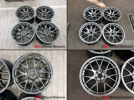 BMW E92 M3 18인치 고스트크롬 분체도장 휠도색 작업후기!! / 하남시 감북동