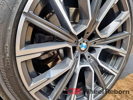 BMW 740d 순정 20인치 다이아커팅 분체도장 휠복원 작업후기!! / 하남시 감북동