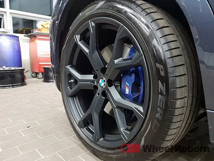 BMW X6 순정 21인치 멧블랙 분체도장 휠도색 작업후기!! / 하남시 감북동