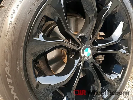BMW X6 순정 20인치 블랙유광 분체도장 휠도색 작업후기!! / 하남시 감북동
