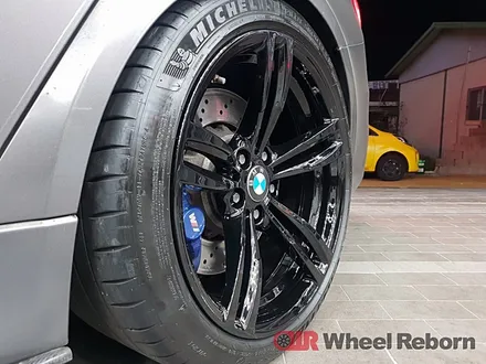 BMW M3 순정 19인치 블랙유광 분체도장 휠복원 작업후기!! / 하남시 감북동
