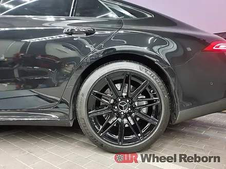 벤츠 GT43AMG 순정 21인치 블랙유광 분체도장 휠도색 작업후기!! / 하남시 감북동